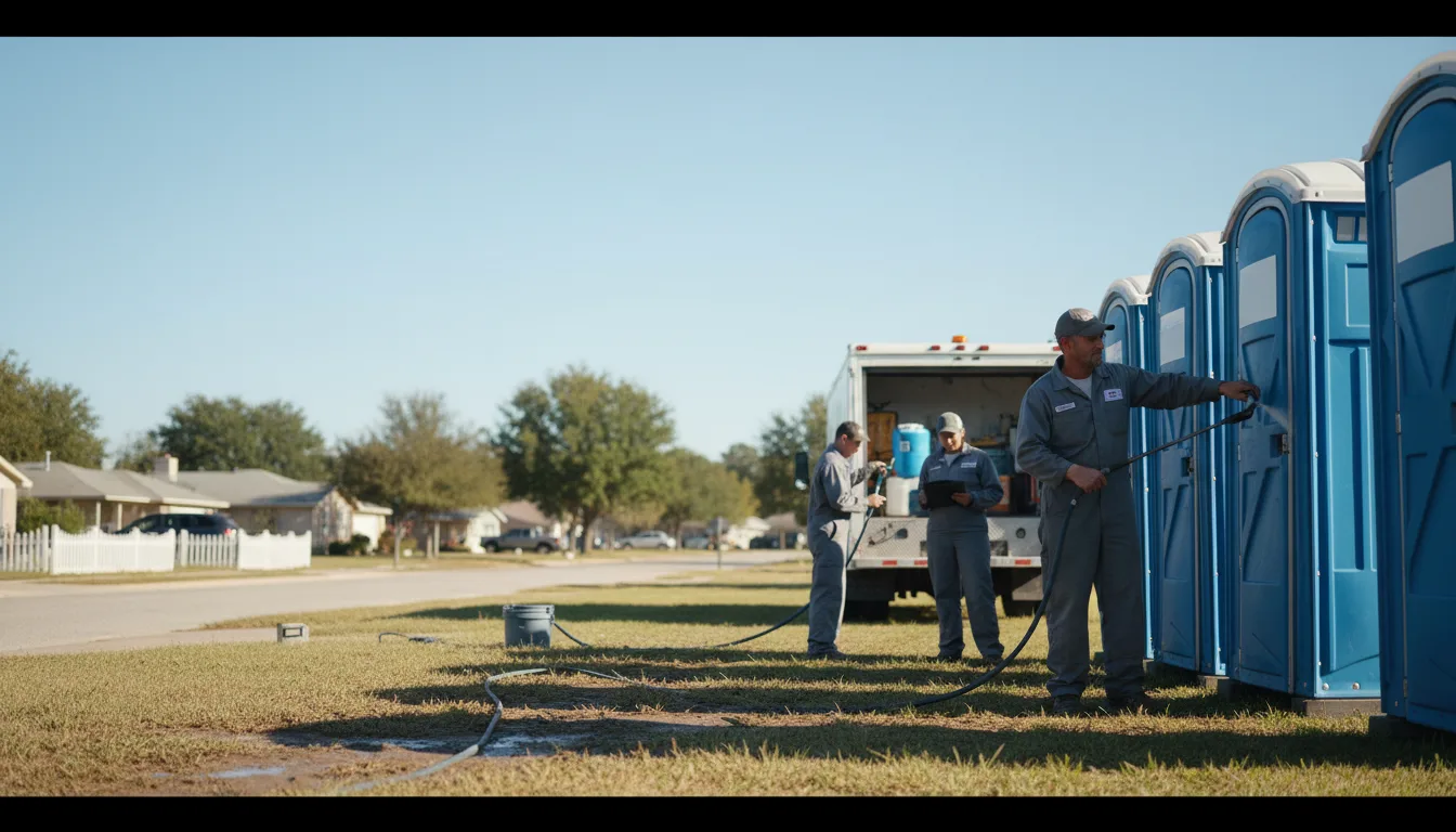 Long-Term Portable Toilet Rental in Saffell, AR near me